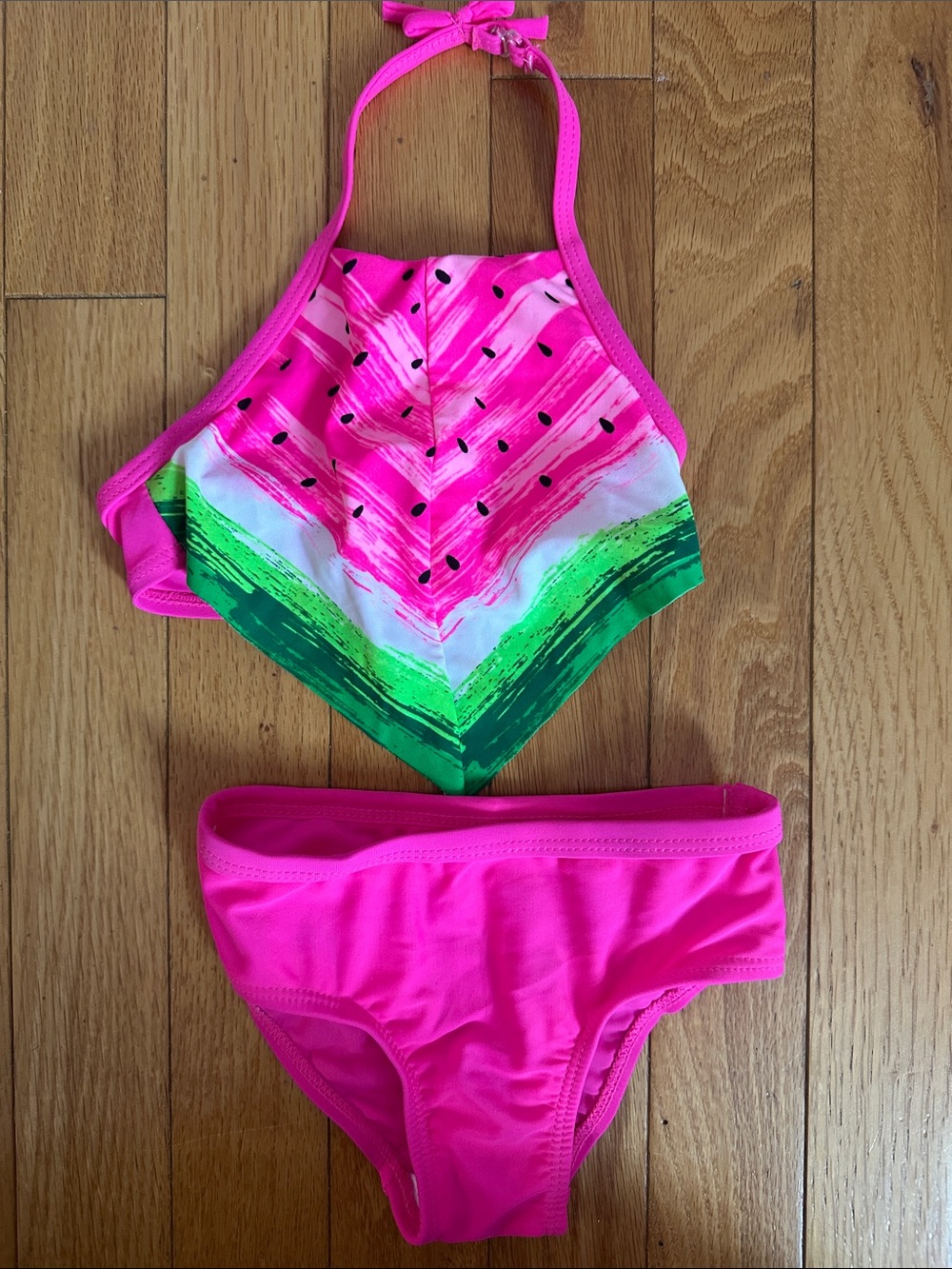 Baby girls Pink Watermelon Two-Piece Swimsuit